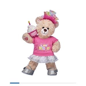 Happy Hugs Teddy Bear Pink Birthday Gift Set